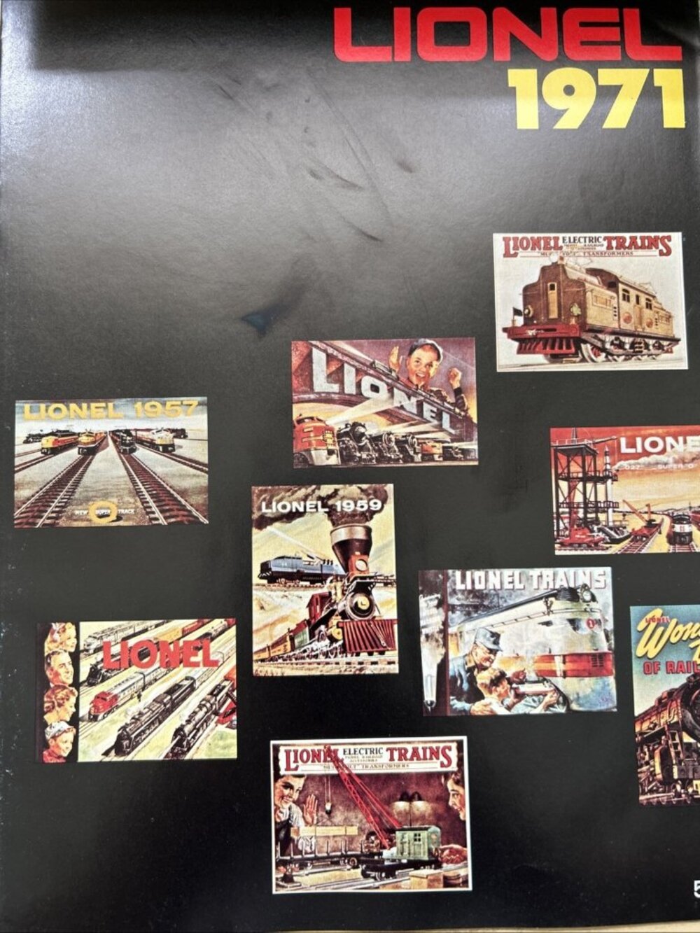 1971 LIONEL TRAIN CATALOG, SILVER STAR, WABASH CANNONBALL, YARDMASTER